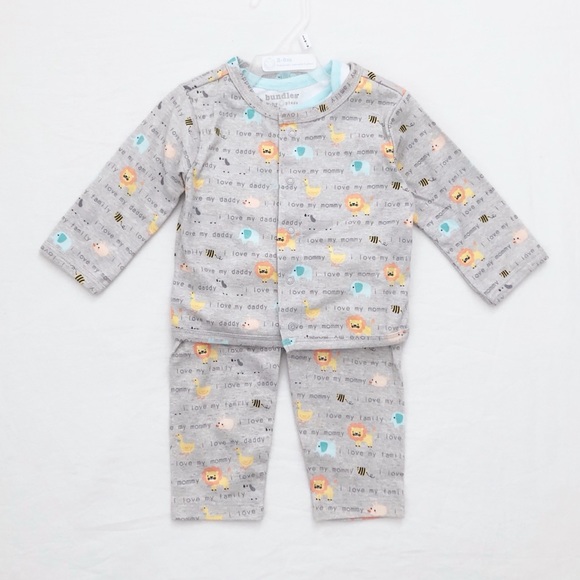 The Children's Place Other - Baby zoo animal 3 piece set